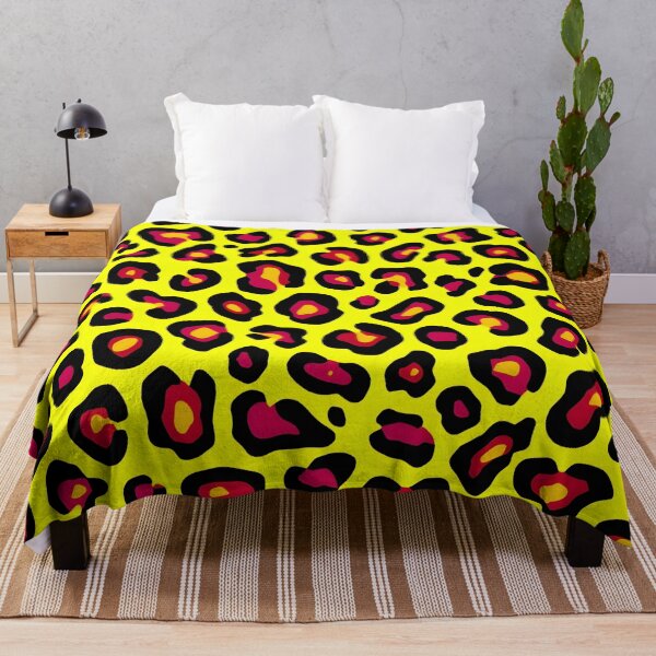 Item preview, Cheetah Red Yellow Print Wild Animal Pattern designed and sold by GrinGalore.