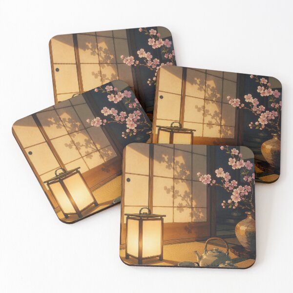 Item preview, The Shoji Glow - Japanese Lofi Aesthetic Art designed and sold by bapupa.
