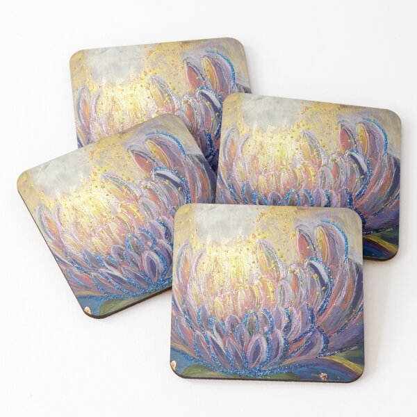 Item preview, La Ninfa Blu - Lotus Flower with Gold Details designed and sold by Verdiami.