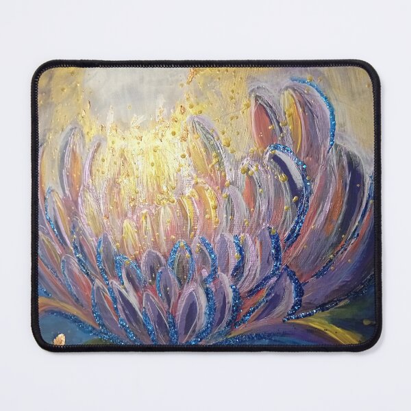 Item preview, La Ninfa Blu - Lotus Flower with Gold Details designed and sold by Verdiami.