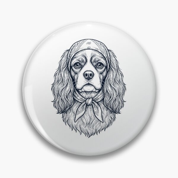 Item preview, Funny Cavalier King Charles Spaniel Babushka Dog Mom designed and sold by DoodleTortle.