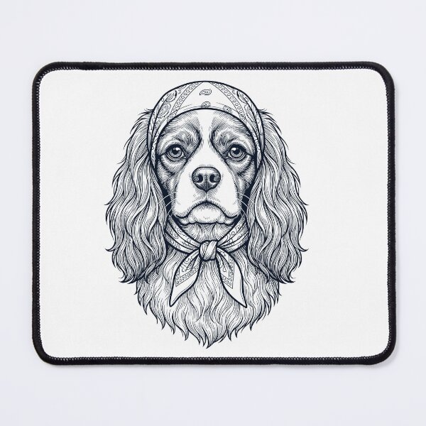 Item preview, Funny Cavalier King Charles Spaniel Babushka Dog Mom designed and sold by DoodleTortle.