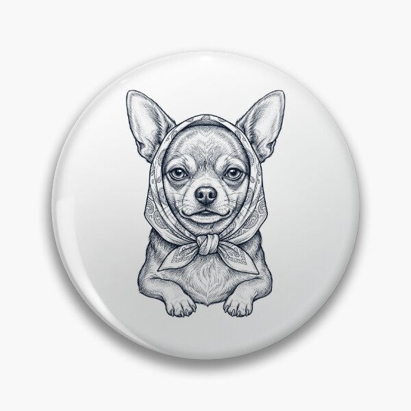 Item preview, Funny Chihuahua Babushka Dog Mom designed and sold by DoodleTortle.