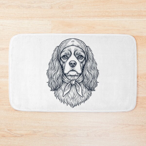 Item preview, Funny Cavalier King Charles Spaniel Babushka Dog Mom designed and sold by DoodleTortle.