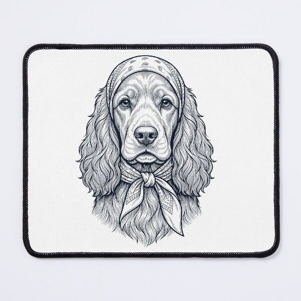 Item preview, Funny Cocker Spaniel Babushka Dog Mom designed and sold by DoodleTortle.