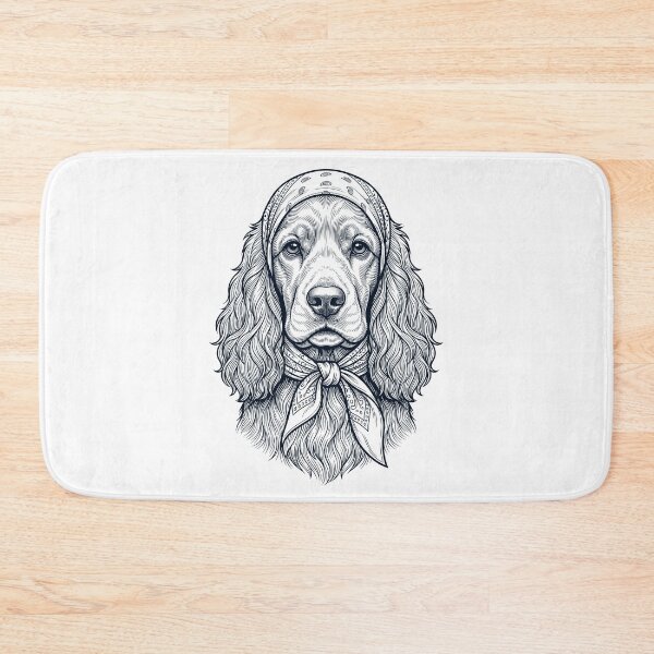 Item preview, Funny Cocker Spaniel Babushka Dog Mom designed and sold by DoodleTortle.