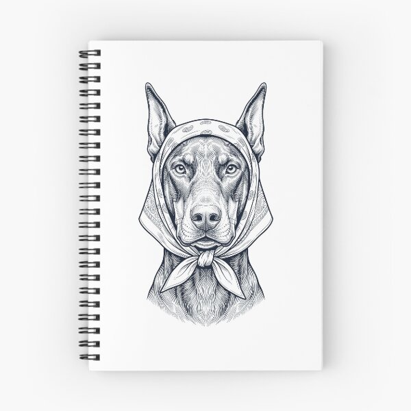 Item preview, Funny Doberman Pinscher Babushka Dog Mom designed and sold by DoodleTortle.
