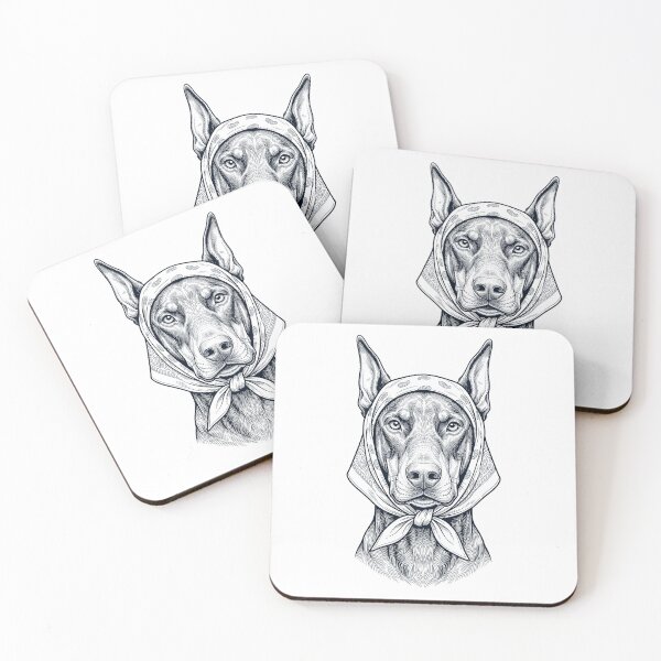 Item preview, Funny Doberman Pinscher Babushka Dog Mom designed and sold by DoodleTortle.