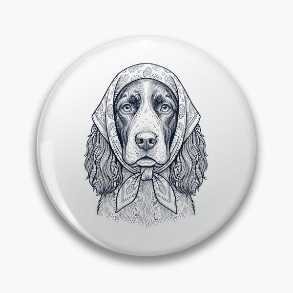 Item preview, Divertida mamá perruna de English Springer Spaniel designed and sold by DoodleTortle.