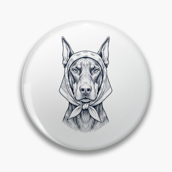 Item preview, Funny Doberman Pinscher Babushka Dog Mom designed and sold by DoodleTortle.
