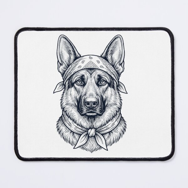 Item preview, Funny German Shepherd Babushka Dog Mom designed and sold by DoodleTortle.