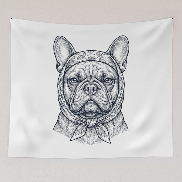 Item preview, Funny French Bulldog Babushka Dog Mom designed and sold by DoodleTortle.