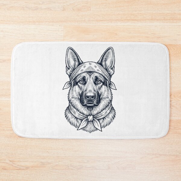 Item preview, Funny German Shepherd Babushka Dog Mom designed and sold by DoodleTortle.