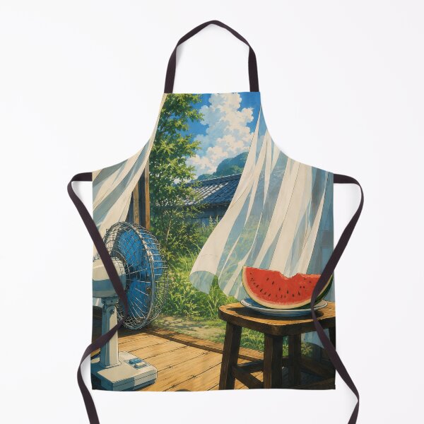 Item preview, The Summer Fan - Japanese Lofi Aesthetic Art designed and sold by bapupa.