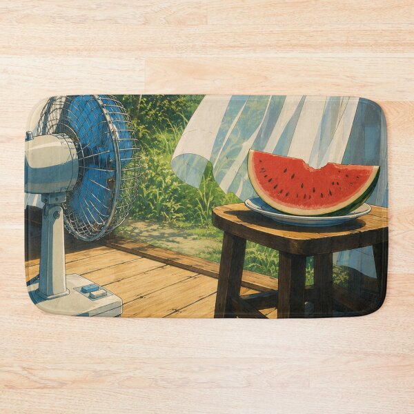 Item preview, The Summer Fan - Japanese Lofi Aesthetic Art designed and sold by bapupa.
