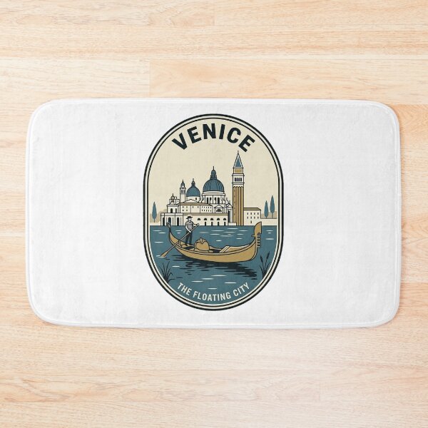 Item preview, Vintage Venice Gondola Floating City Travel Badge designed and sold by k3rstman1.