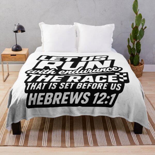 Item preview, Hebrews 12:1 Run With Endurance The Race That Is Set Before Us designed and sold by plushism.
