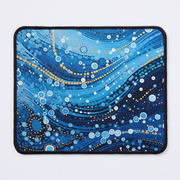 Item preview, Aboriginal Inspired Dot Art - In the Waves of the Ocean designed and sold by GrinGalore.