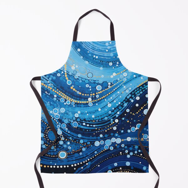 Item preview, Aboriginal Inspired Dot Art - In the Waves of the Ocean designed and sold by GrinGalore.