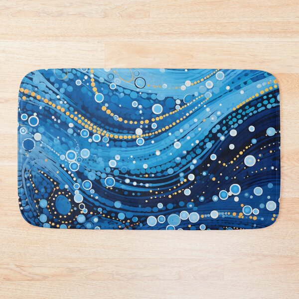 Item preview, Aboriginal Inspired Dot Art - In the Waves of the Ocean designed and sold by GrinGalore.