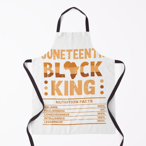 Item preview, Juneteenth Black King Nutrition Facts Melanin Matching Dad T-Shirt designed and sold by RKdrawings.