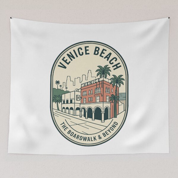 Item preview, Venice Beach California Retro Boardwalk Badge designed and sold by k3rstman1.