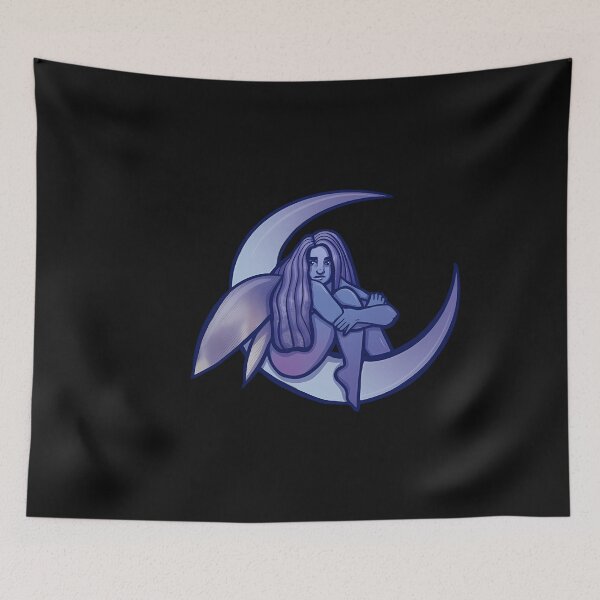 Item preview, Sad Moon Fairy Celestial Fantasy designed and sold by CCChillingfrog.