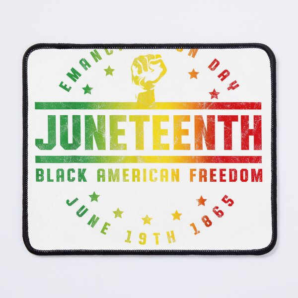 Item preview, Juneteenth Emancipation Black American Freedom Black T-Shirt designed and sold by RKdrawings.