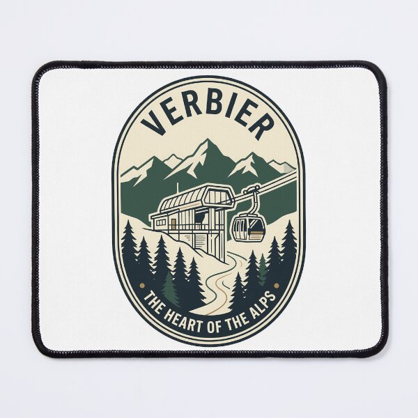 Item preview, Vintage Verbier Switzerland Mountain Ski Resort Badge designed and sold by k3rstman1.