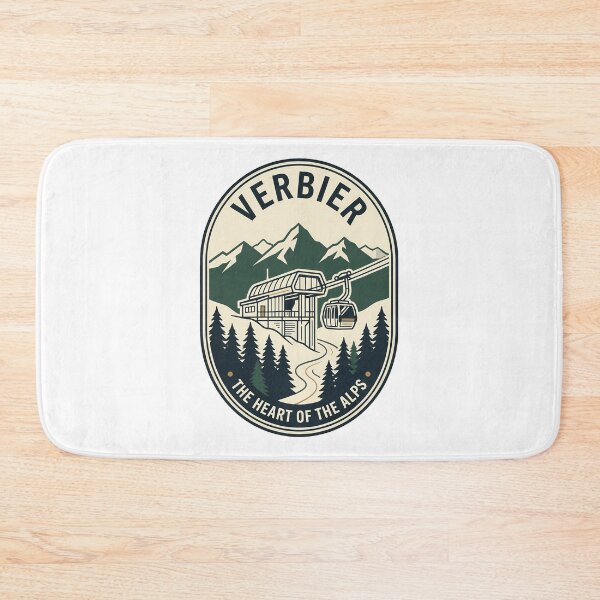 Item preview, Vintage Verbier Switzerland Mountain Ski Resort Badge designed and sold by k3rstman1.