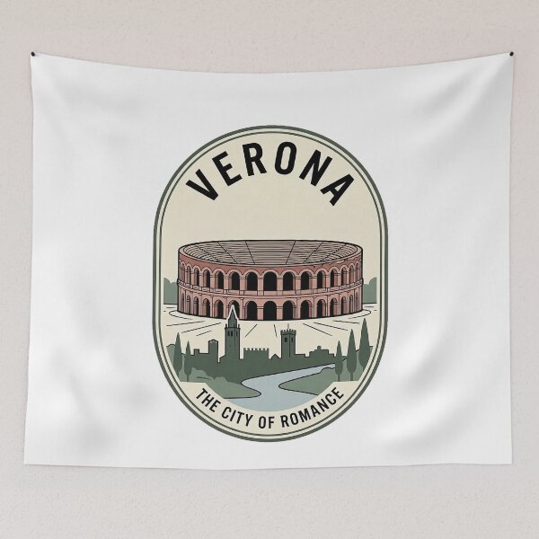 Item preview, Vintage Verona Italy Roman Arena Travel Badge designed and sold by k3rstman1.