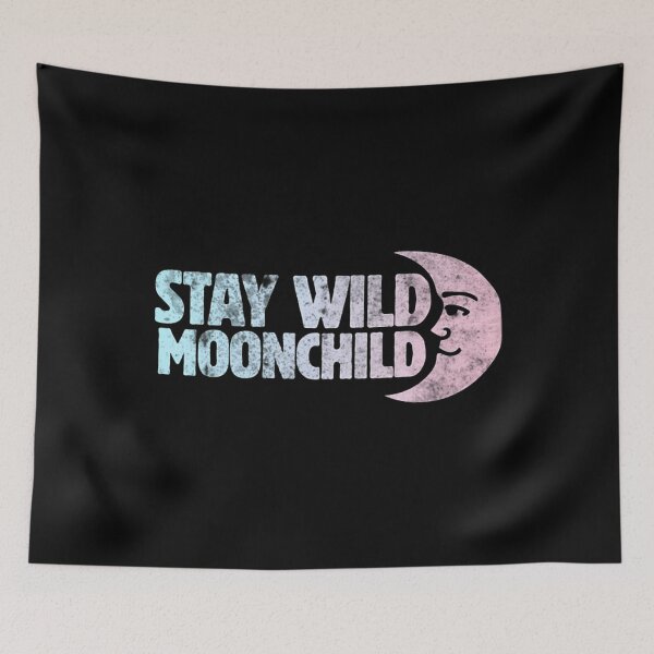 Item preview, Stay Wild Moonchild Retro Celestial designed and sold by CCChillingfrog.