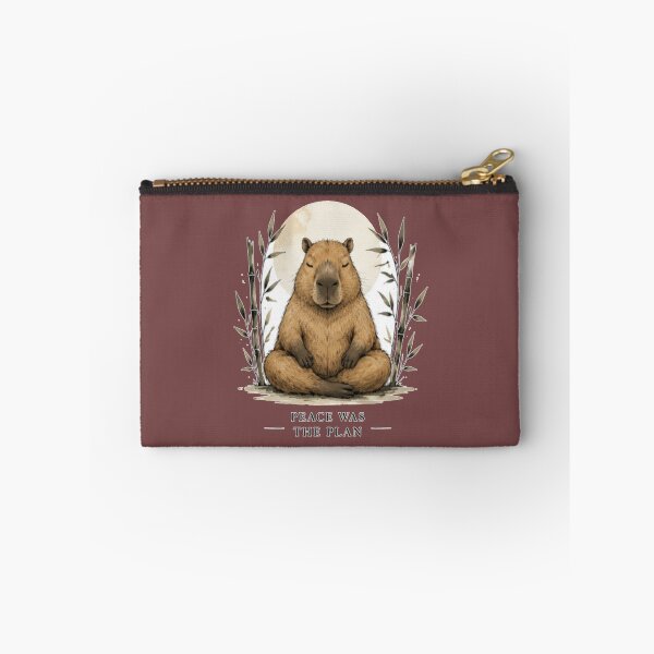 Item preview, Funny Zen Capybara Peace Was The Plan designed and sold by Alma en Cada Detalle.