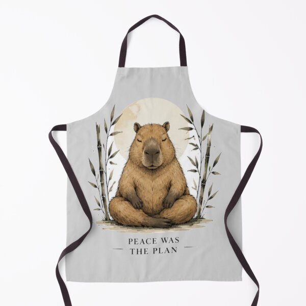 Item preview, Funny Zen Capybara Peace Was The Plan designed and sold by Alma en Cada Detalle.