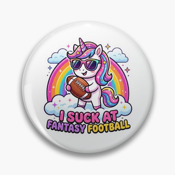 Item preview, I Suck At Fantasy Football Funny Unicorn Loser designed and sold by dudelinart.