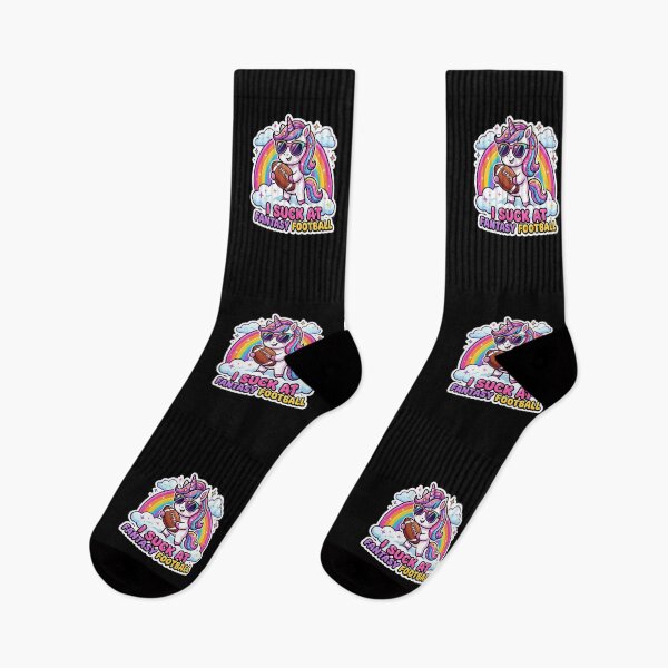 Item preview, I Suck At Fantasy Football Funny Unicorn Loser designed and sold by dudelinart.