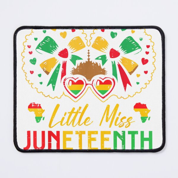 Item preview, Little Miss Juneteenth Black African June 19th Kids Girls T-Shirt designed and sold by RKdrawings.