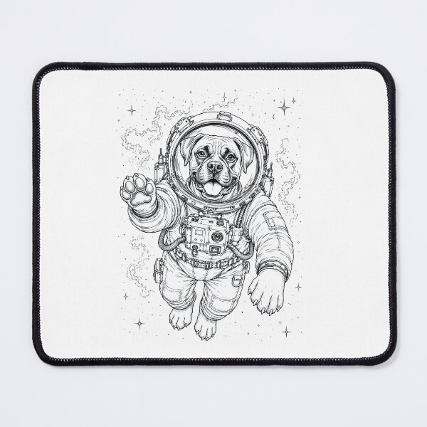 Item preview, Vintage Boxer Dog Astronaut Dog Dad Mom Lover designed and sold by TerryConnells.