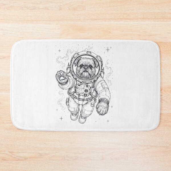 Item preview, Vintage Brussels Griffon Astronaut Dog Dad Mom Lover designed and sold by TerryConnells.