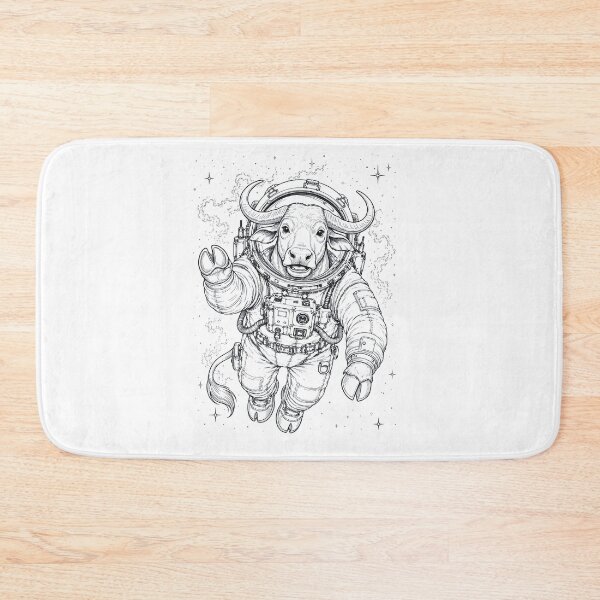 Item preview, Vintage Buffalo Astronaut Animal Lover designed and sold by TerryConnells.