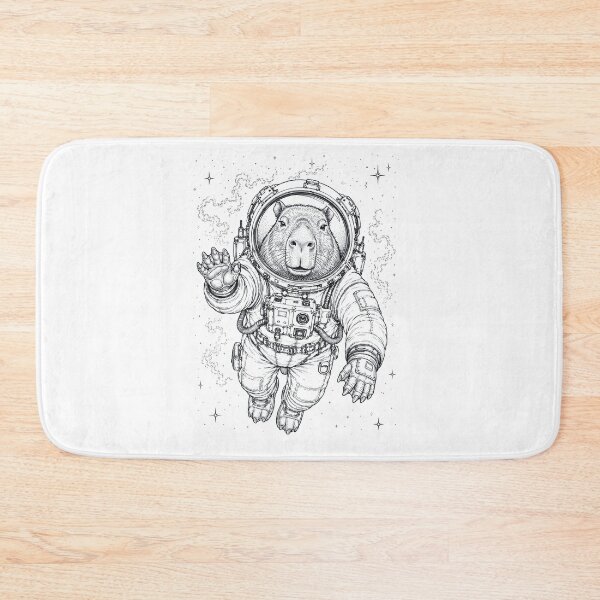 Item preview, Vintage Capybara Astronaut Animal Lover designed and sold by TerryConnells.