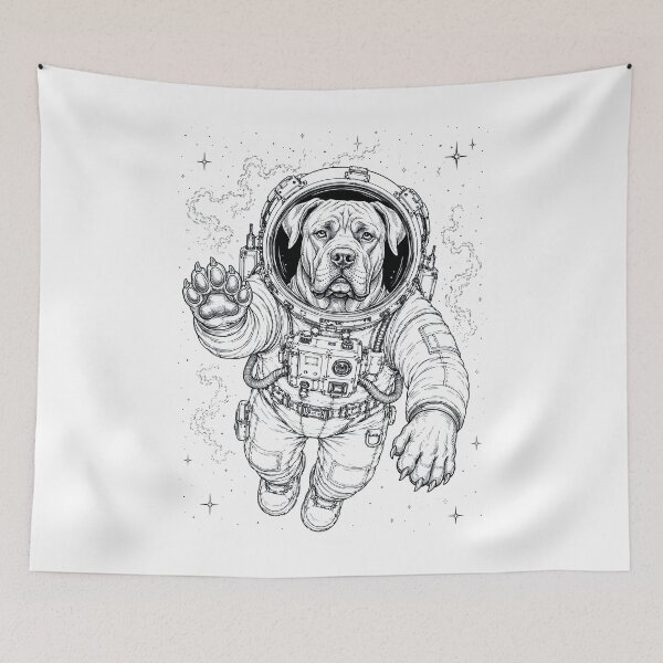 Item preview, Vintage Cane Corso Astronaut Dog Dad Mom Lover designed and sold by TerryConnells.