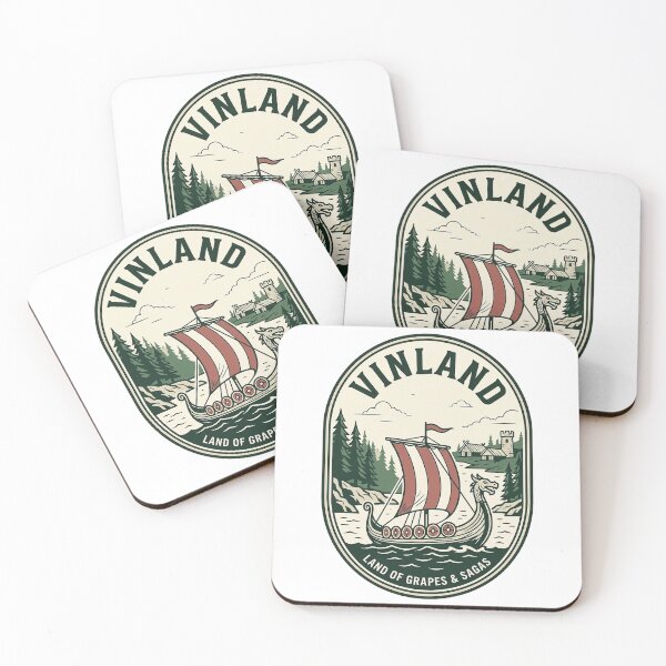 Item preview, Vintage Vinland Viking Longship Nordic Badge designed and sold by k3rstman1.