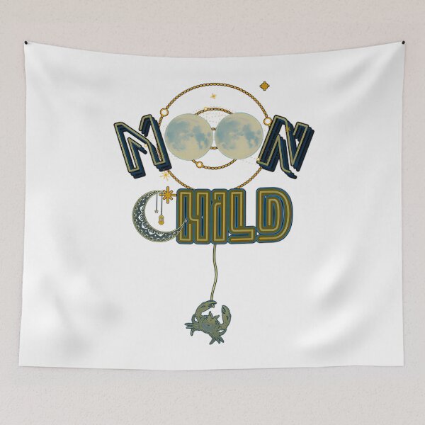 Item preview, Moon Child Cancer Zodiac Celestial designed and sold by CCChillingfrog.