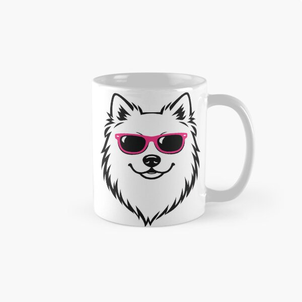 Item preview, Cool Samoyed with Pink Sunglasses Art - Cute Dog Illustration designed and sold by myforestfog.