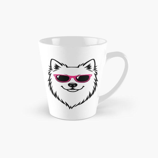 Item preview, Cool Samoyed with Pink Sunglasses Art - Cute Dog Illustration designed and sold by myforestfog.