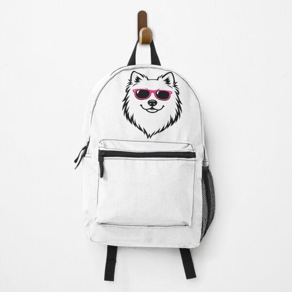 Item preview, Cool Samoyed with Pink Sunglasses Art - Cute Dog Illustration designed and sold by myforestfog.