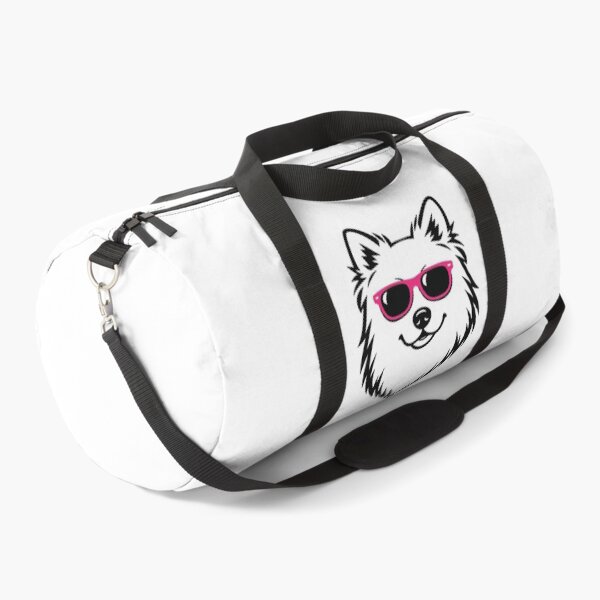 Item preview, Cool Samoyed with Pink Sunglasses Art - Cute Dog Illustration designed and sold by myforestfog.