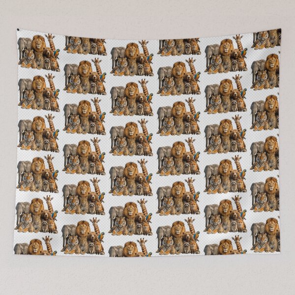 Item preview, Majestic Wild Animals PNG Sticker Design designed and sold by Ishratparween11.