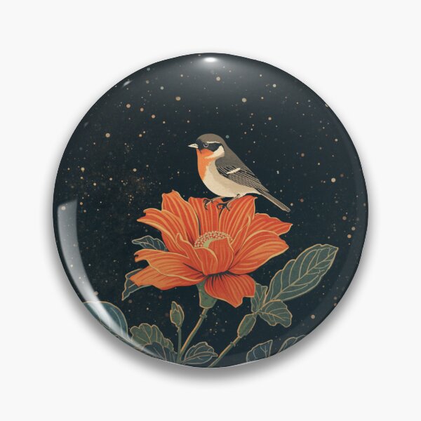 Item preview, Midnight Bloom Bird designed and sold by mellow-koko.